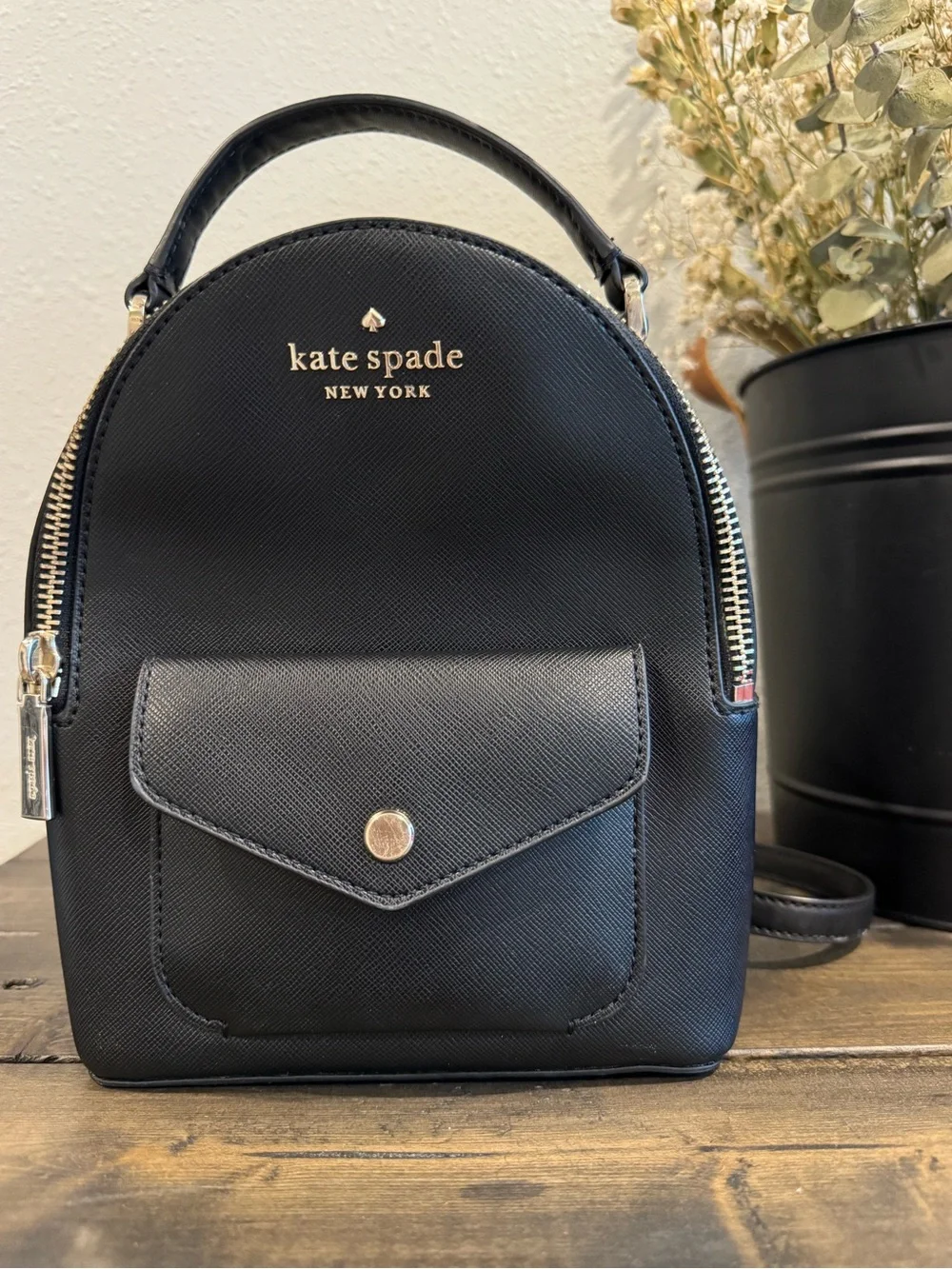 kate spade Schuyler Black Mini Backpack